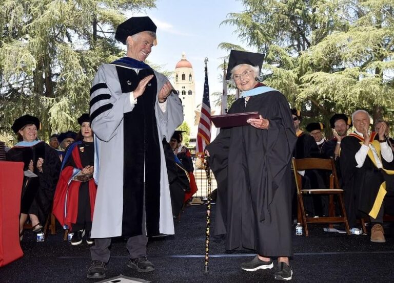 105-Year-Old Virginia Hislop Earns Master's Degree from Stanford