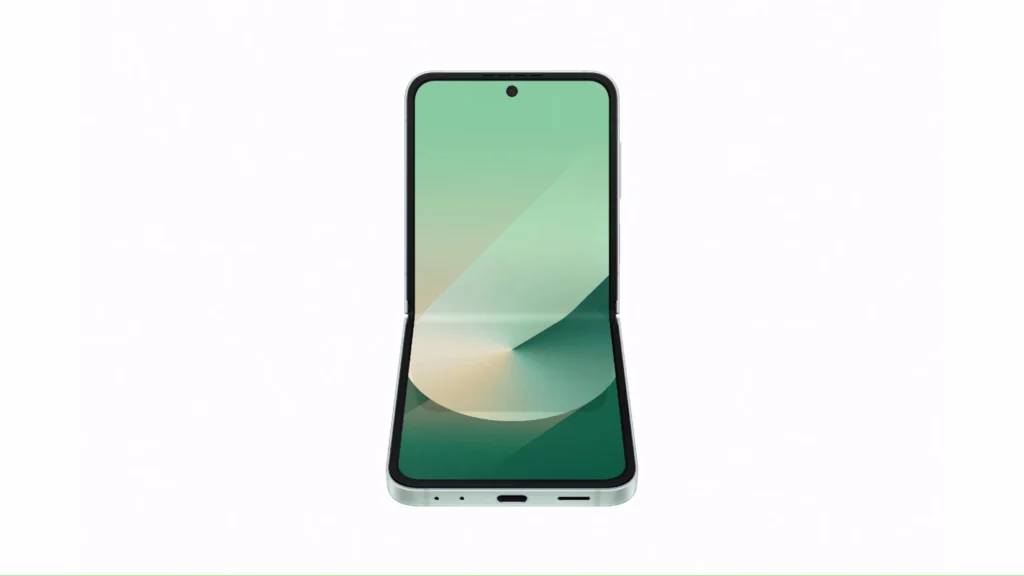 Samsung Galaxy Z Flip 6 green 2