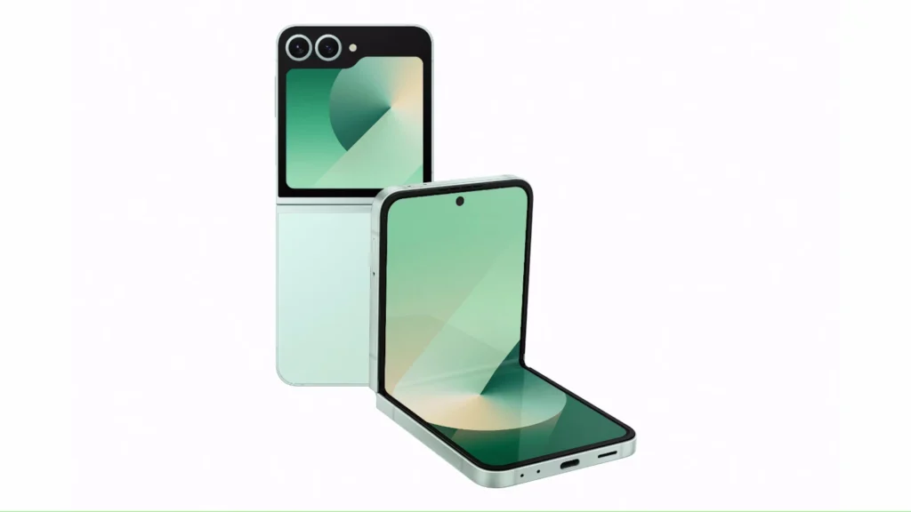 Samsung Galaxy Z Flip 6 green 4