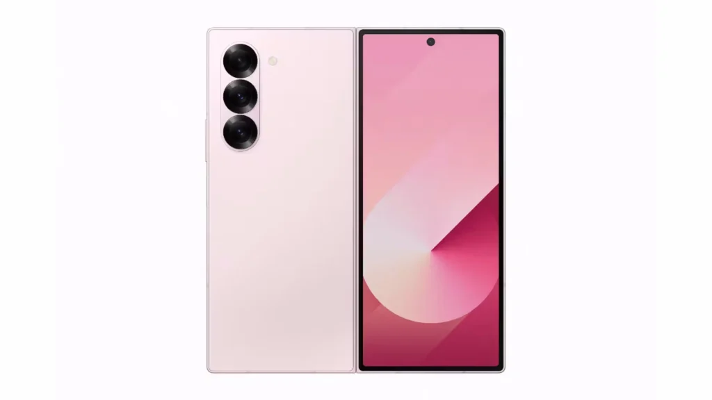 Samsung Galaxy Z Fold6 pink 1