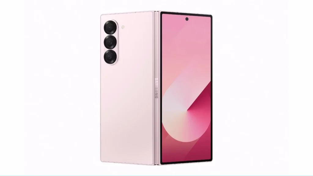 Samsung Galaxy Z Fold6 pink 2