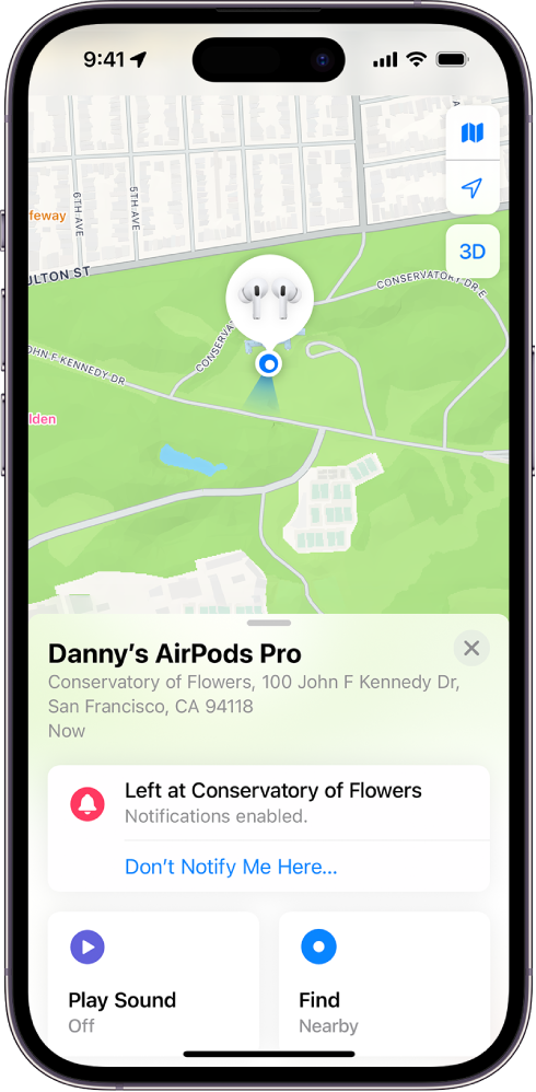 Locate Your AirPods on the Map in Find My App